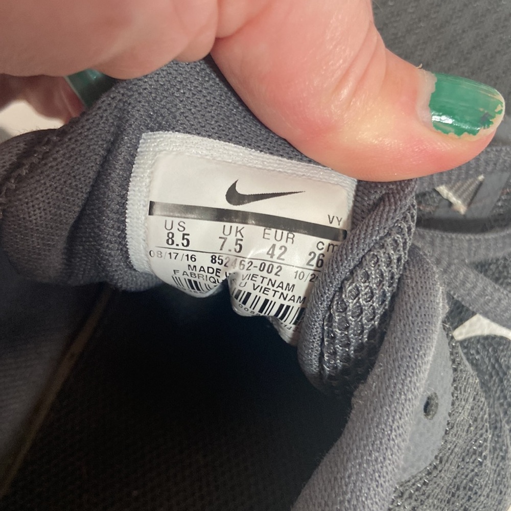 Nike lunarconverge gray size 8.5 - Picture 4 of 7
